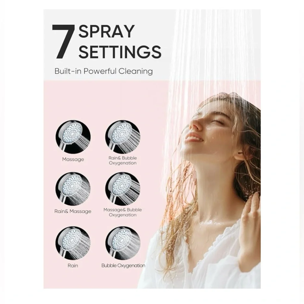 Cobbe Filtered Shower Head w/ Handheld |NIB | Chrome